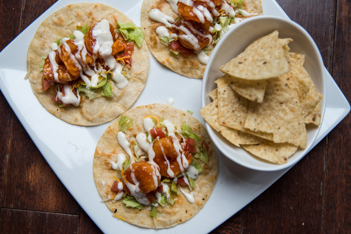 Mambo Shrimp Tacos