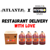 ATLANTA LOCAL RESTAURANT DELIVERY: Wingzza Mambo Sauce (4/1 Gallon Case)